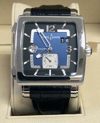 Ulysse Nardin Quadrato Dual Time 243 92 632 No Reserve