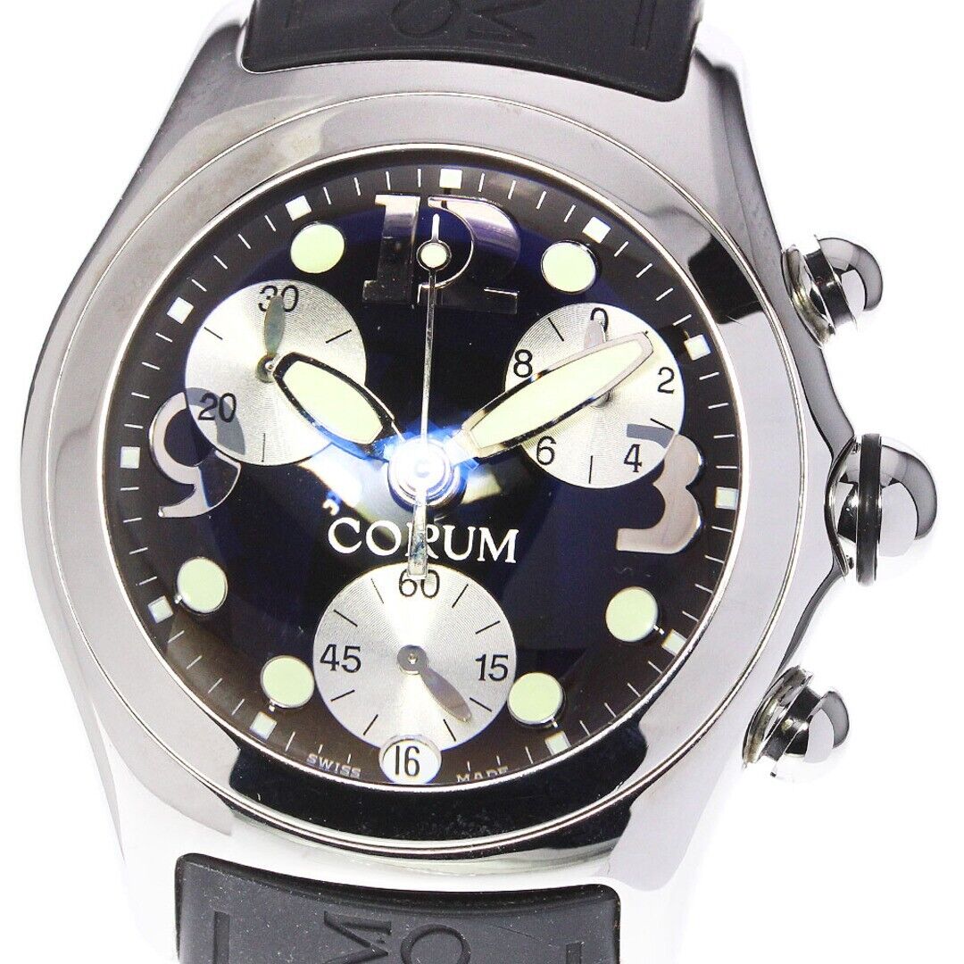 Corum Men s Bubble Watch Stainless Steel Quartz Chronograph