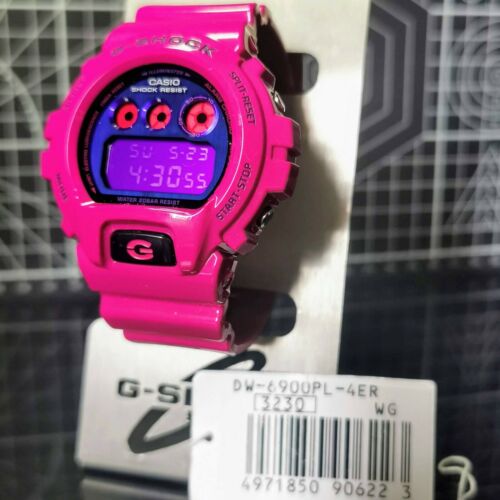 Rare G-Shock CRAZY COLOURS DW-6900PL-4 Pink Gloss Purple Polarised