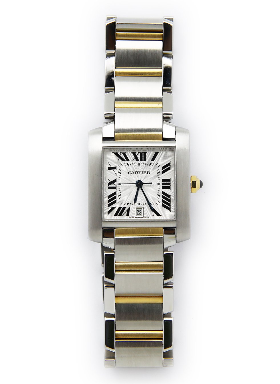 3 750 GBP Cartier Tank Fran aise 2302 Two Tone Automatic Large