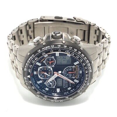 Auth CITIZEN PROMASTER U600-T011110 7D0153 Silver Men's