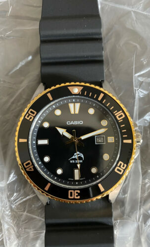 Casio duro 2024 black and gold