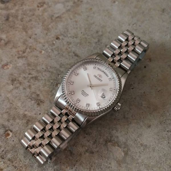 FS: Orient Silver Dial Day-Date 'President' Watch | WatchCharts Marketplace