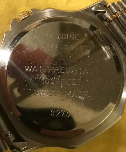 Vintage Two-Tone Glycine Falcon GMT 2000 24-hr Watch | WatchCharts