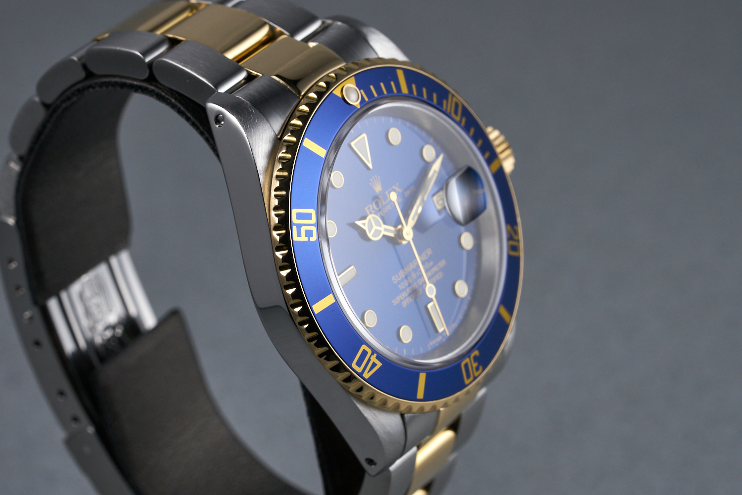 FS 1997 Rolex Two Tone Submariner Ref 16613 Blue Dial with RSC