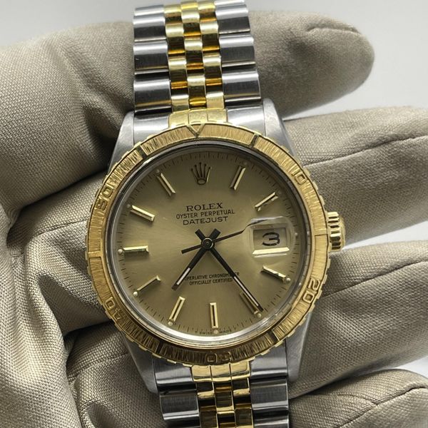 [WTS] 1986 Rolex DateJust Ref 16253 Turn-o-graph Champagne Dial ...