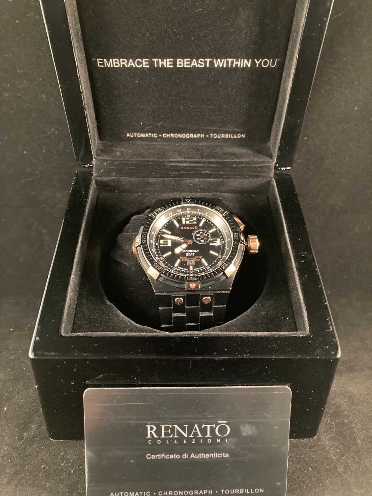 Renato collezioni automatic deals chronograph tourbillon