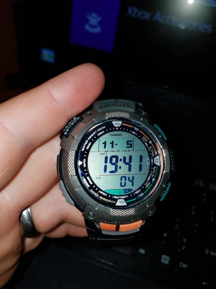 Casio hot sale pathfinder pag80