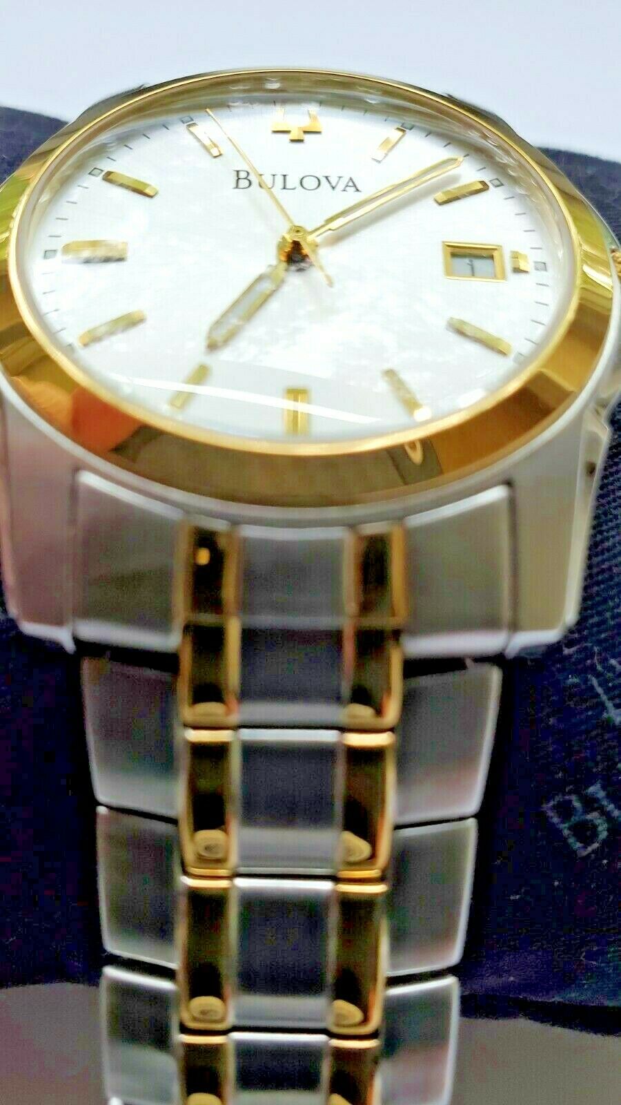 Bulova Mens C960609 Stainless Steel Watch, barely used includes