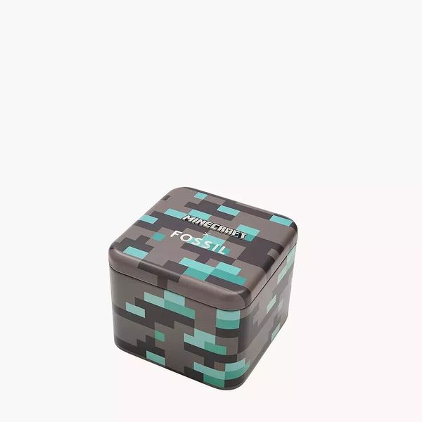 Minecraft x Fossil Limited Edition Deep Slate Chronograph Watch 44mm No ...