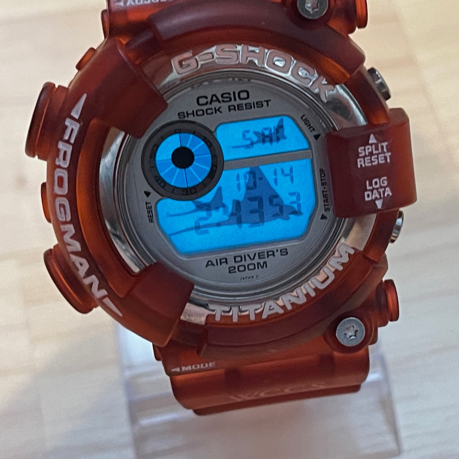 WTS] Casio G-Shock DW-8201WC-7T WCCS Frogman Red Jelly Skeleton 