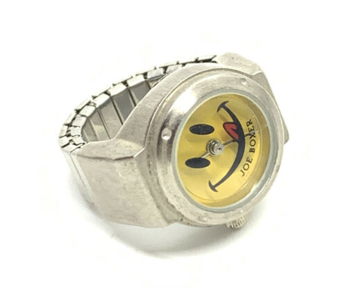 Vintage Joe Boxer Watch Smiley Face Stainless Steel Stretchy Band il_1080xN.1779016165_bs0x.jpg main image 3