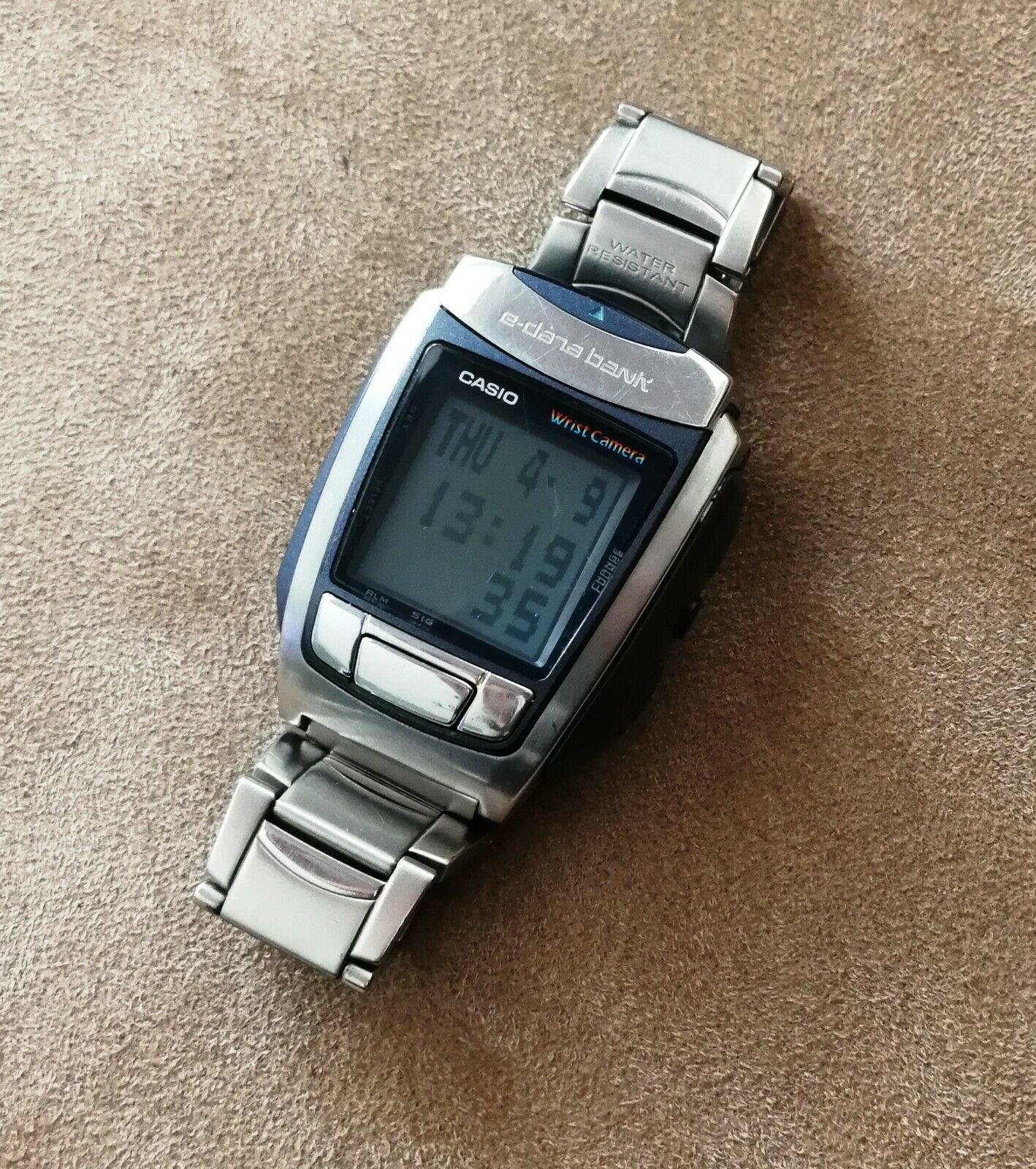 casio wqv-10 wrist color camera lcd alarm chrono lcd watch module