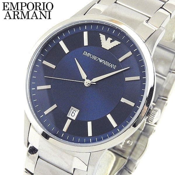 📢 NEW YEAR COLLECTION 📢 Emporio Armani AR2477 Men Blue Analogue Watch ...