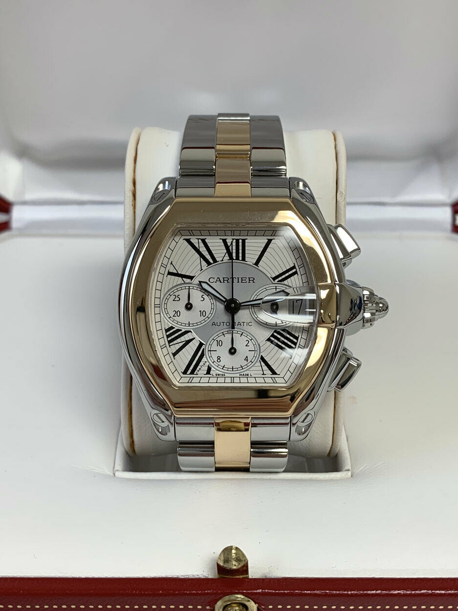 cartier roadster two tone