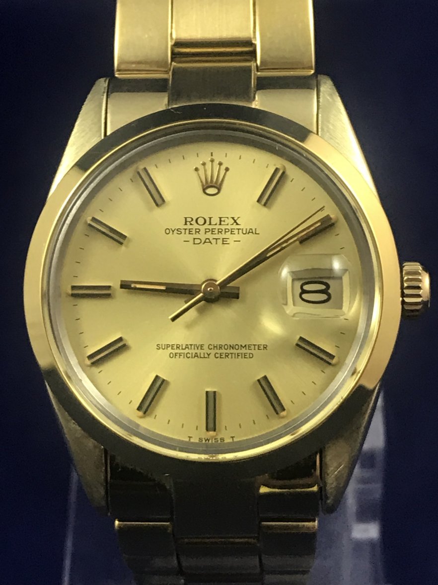 Rolex oyster clearance perpetual date 15505