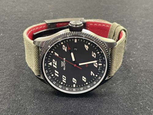 Glycine GL1007 Airman GMT Quartz Date 45mm Watch WatchCharts