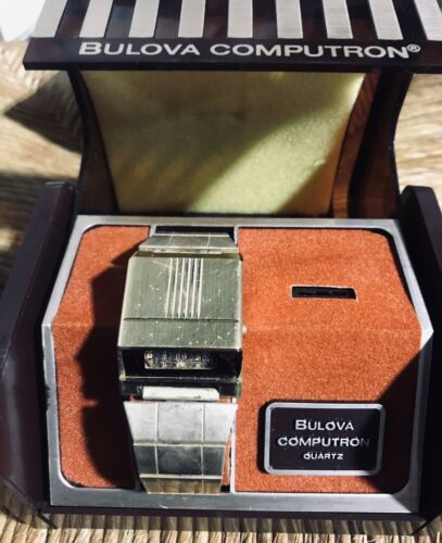 Vintage Bulova Computron Watch Not Working Duchess USA 1 40 10K