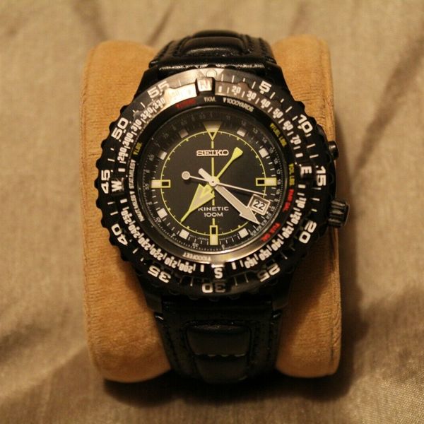 Seiko Kinetic Pilot Watch 5m62-0cA0 | WatchCharts Marketplace