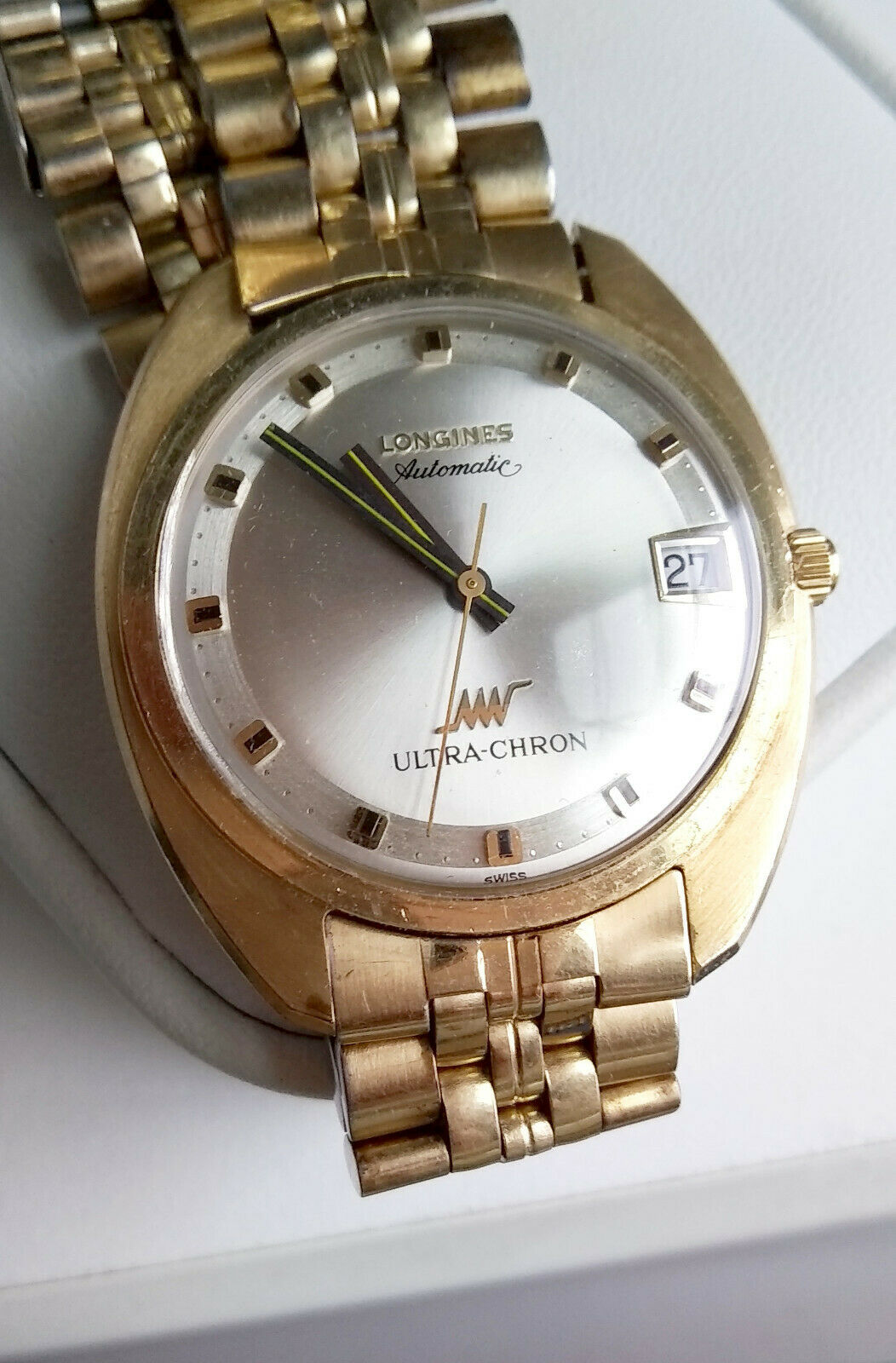 Men s Vintage Longines Automatic Ultra Chron Date 10k Gold Filled