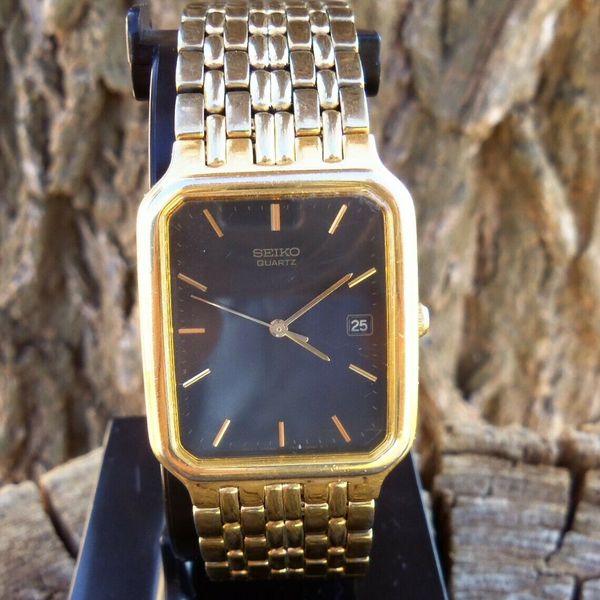 Men's Seiko Gold Plated Dress Watch 7N225021 All Original New Battery No Rsv WatchCharts