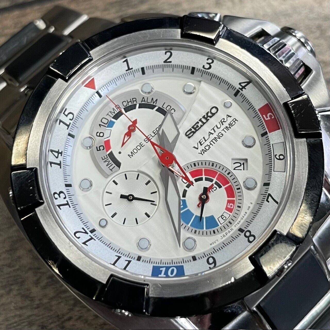 Seiko Velatura Yachting Timer 7T84 0AA0 Watch WatchCharts