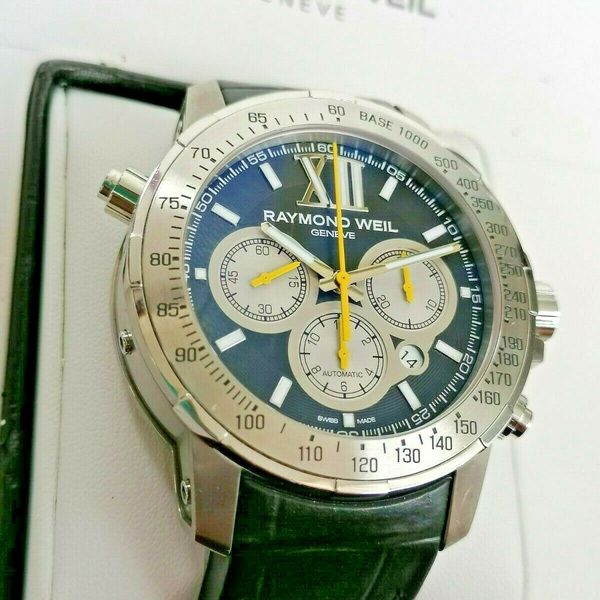 Raymond Weil Nabucco 7800 Titanium Eta 7753 Automatic Chronograph