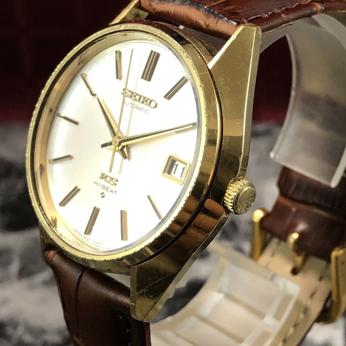 Vintage 1975 KING SEIKO 56KS Hi-Beat 5625-8001 Automatic Men's