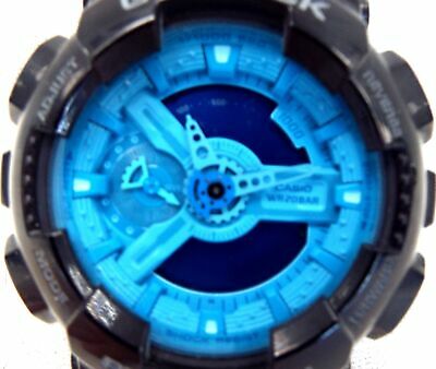 g shock wr20bar black and blue