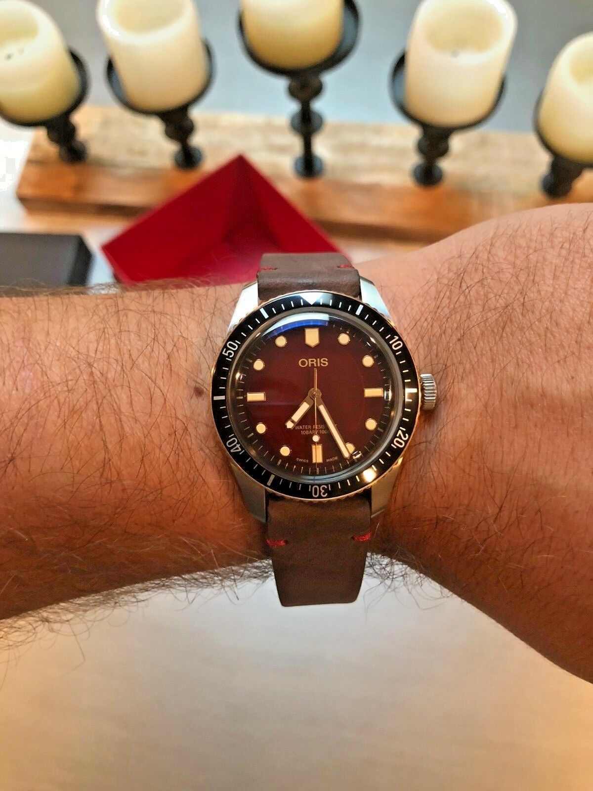 ORIS DIVERS 65 X REDBAR LIMITED EDITION UNWORN