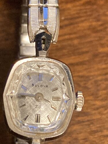 格安saleスタート ボ 23 14k BULOVA Ladies Vintage jewel ,PAT band stretch Speidel バッグ