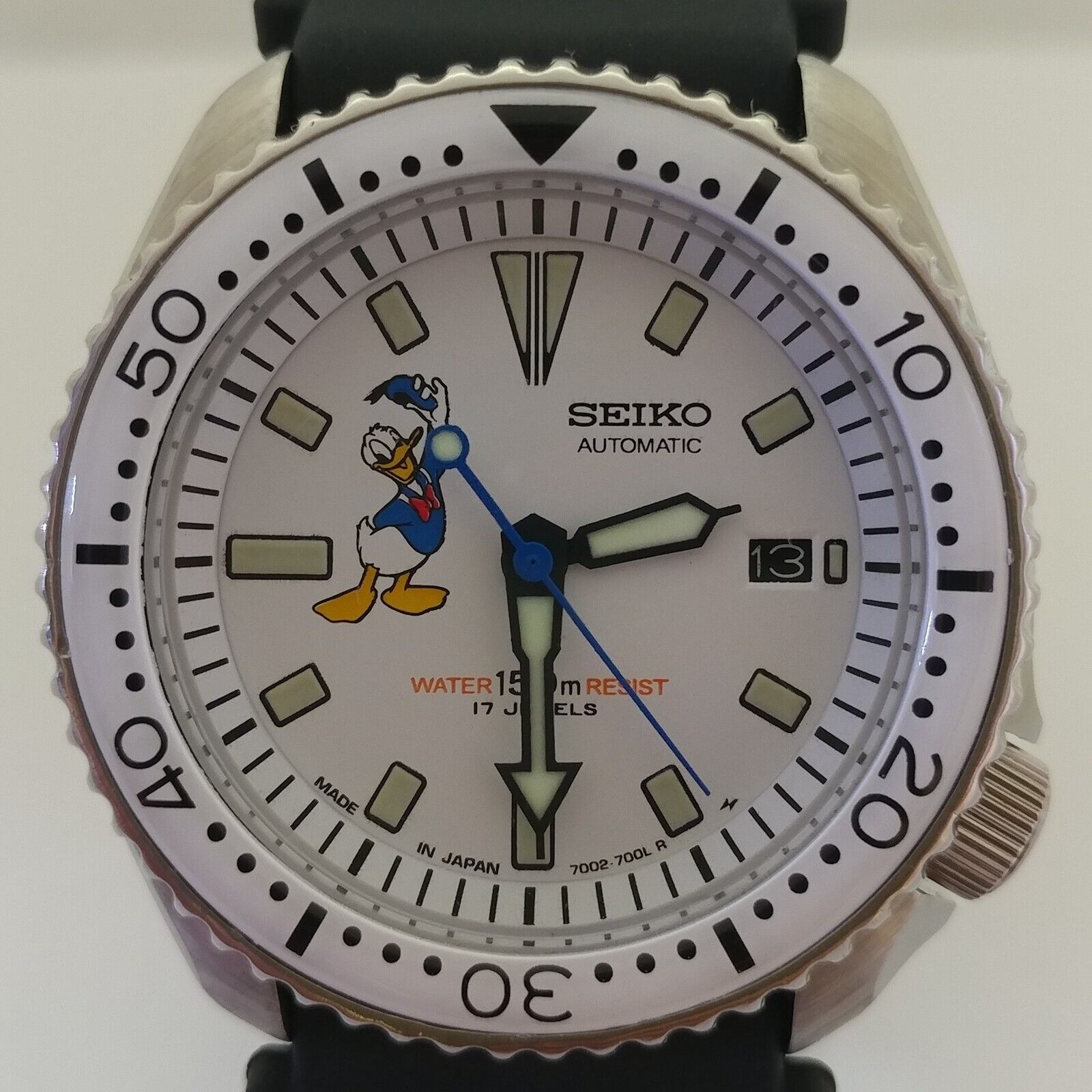 Seiko 7002 7001 Vintage Divers Donald Duck Automatic Watch Mod