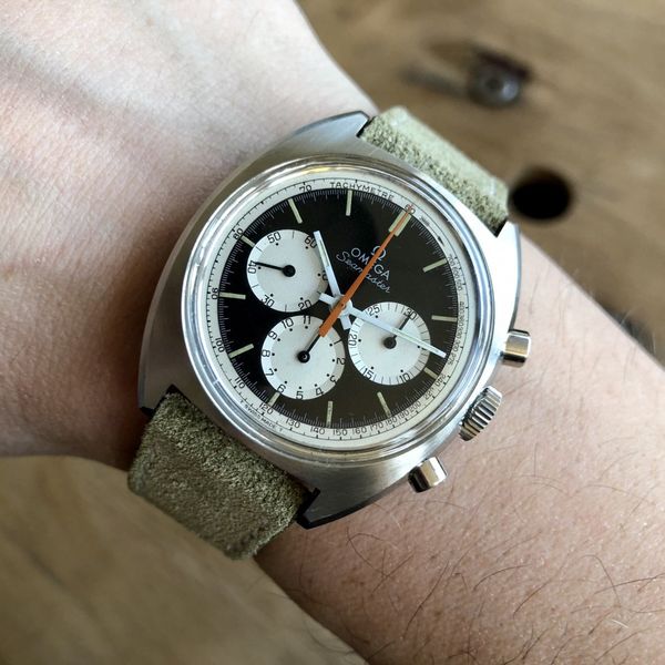 SOLD Omega Seamaster Radial Reverse Panda 145.016-68 / Serviced, Box ...