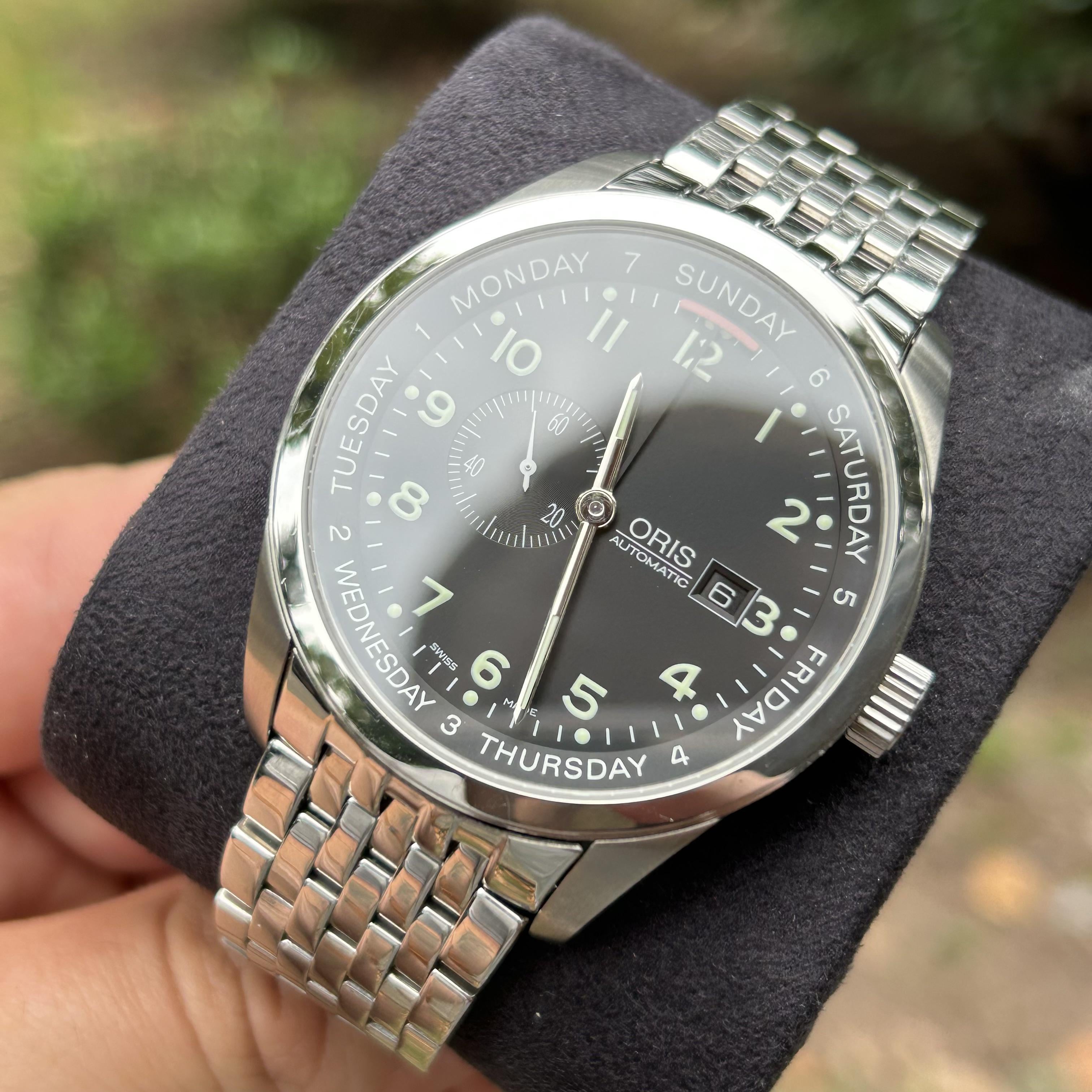 WTS Oris Small Seconds XL Pointer Day 7529 WatchCharts Marketplace