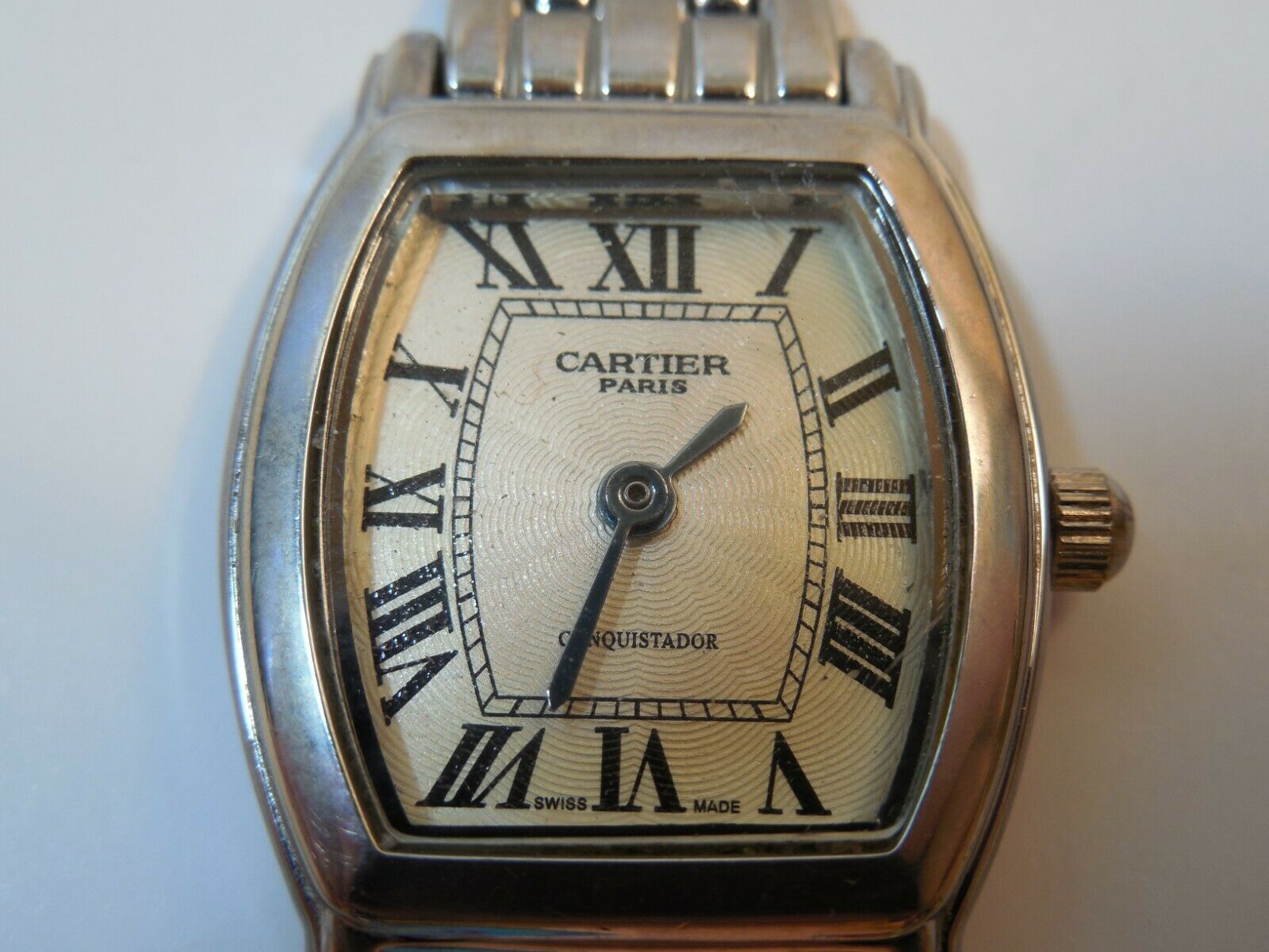 Cartier Paris Conquistador Swiss Made Ladies Watch Does Not Work