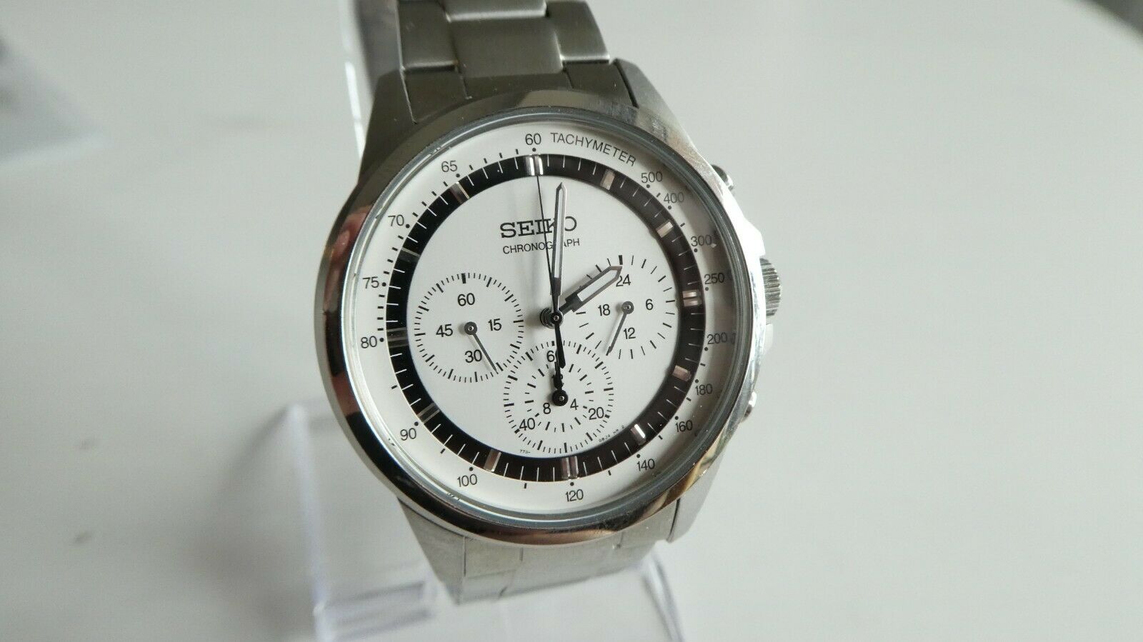 【ジャンク品 】希少 seiko セイコー 7T11-0BH0 SEIKO 7T11-0BH0 セイコー スピードマスター クロノグラフ 復刻