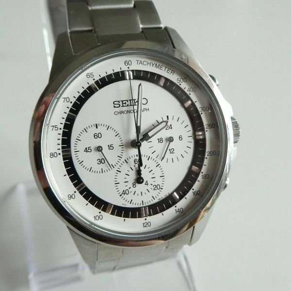 Seiko 7T11-0BH0 Quartz Chronograph Mens WristWatch - Excellent ...