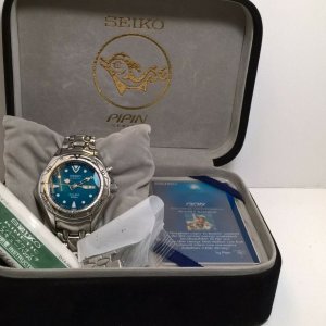 Aquamarine Seiko Prospex Scuba 200m Pippin SBBW073 5M43-0D90