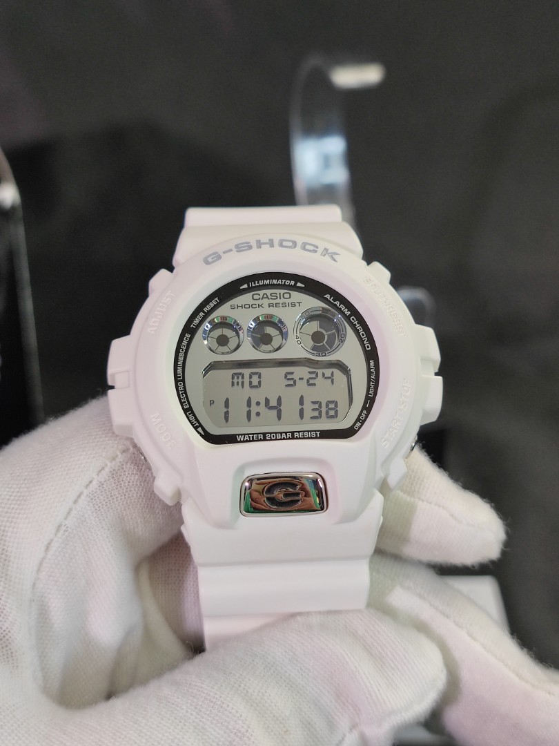 カスタムG-SHOCK DW-6900MR ホワイト腕時計(デジタル) - aconsoft.com