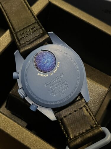 BN BNP OMEGA x Swatch Mission to Neptune MoonSwatch BioCeramic