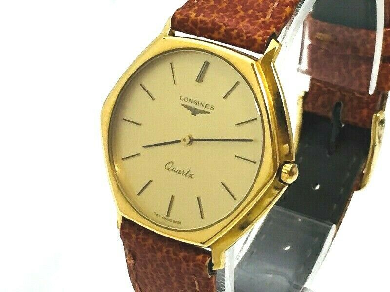 LONGINES Watch 761 6238 Quartz 18K Gold Plated T796