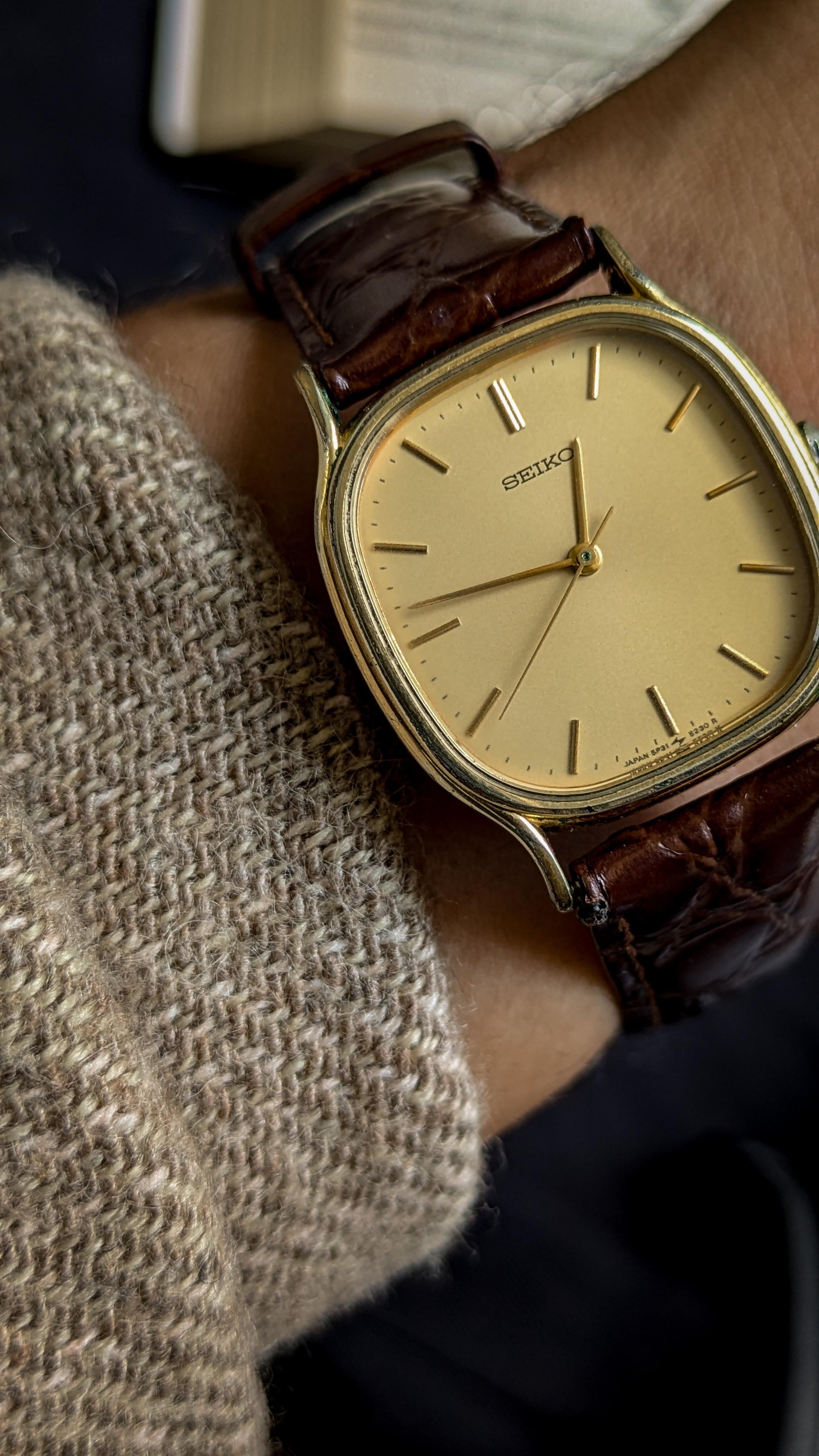 Seiko Gold Watch SRPE74K1 4R36-08E0 | WatchCharts Marketplace