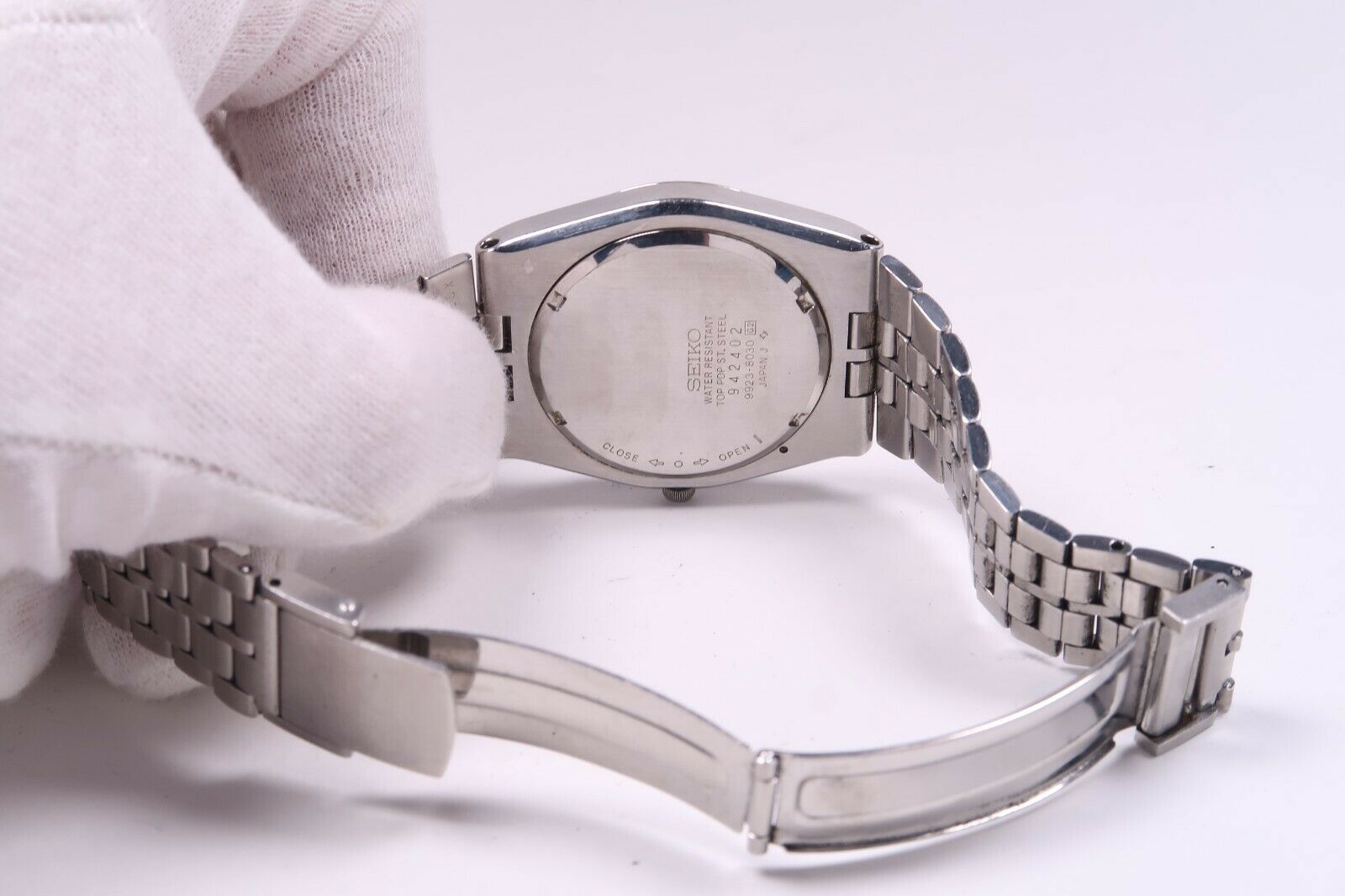 9923様 Vintage SEIKO KING QUARTZ TWIN 9923-8030 STAINLESS Mens