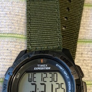 FS: Timex Expedition Digital Vibrating Alarm Watch + 2 Sraps Asking $25 |  WatchCharts