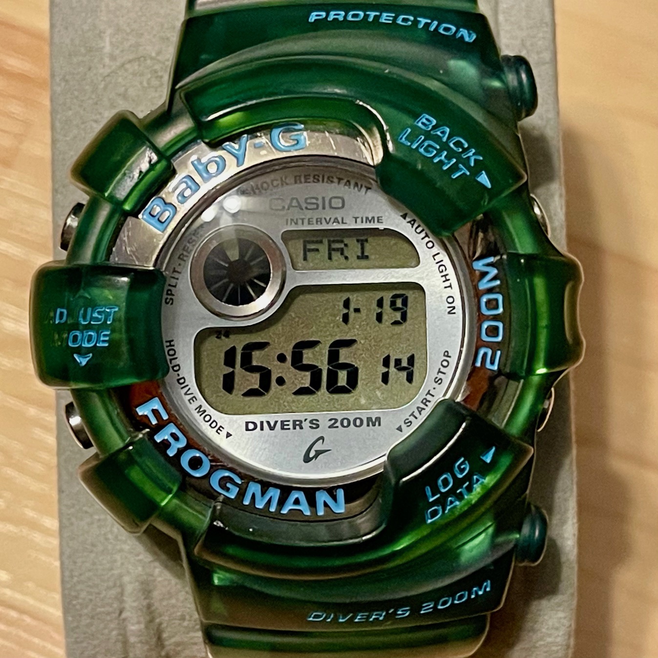 WTS] Casio G-Shock Baby-G Frogman Aqua Blue Green Custom Jelly Skeleton WCCS  BGW-100WC Digital Watch | WatchCharts