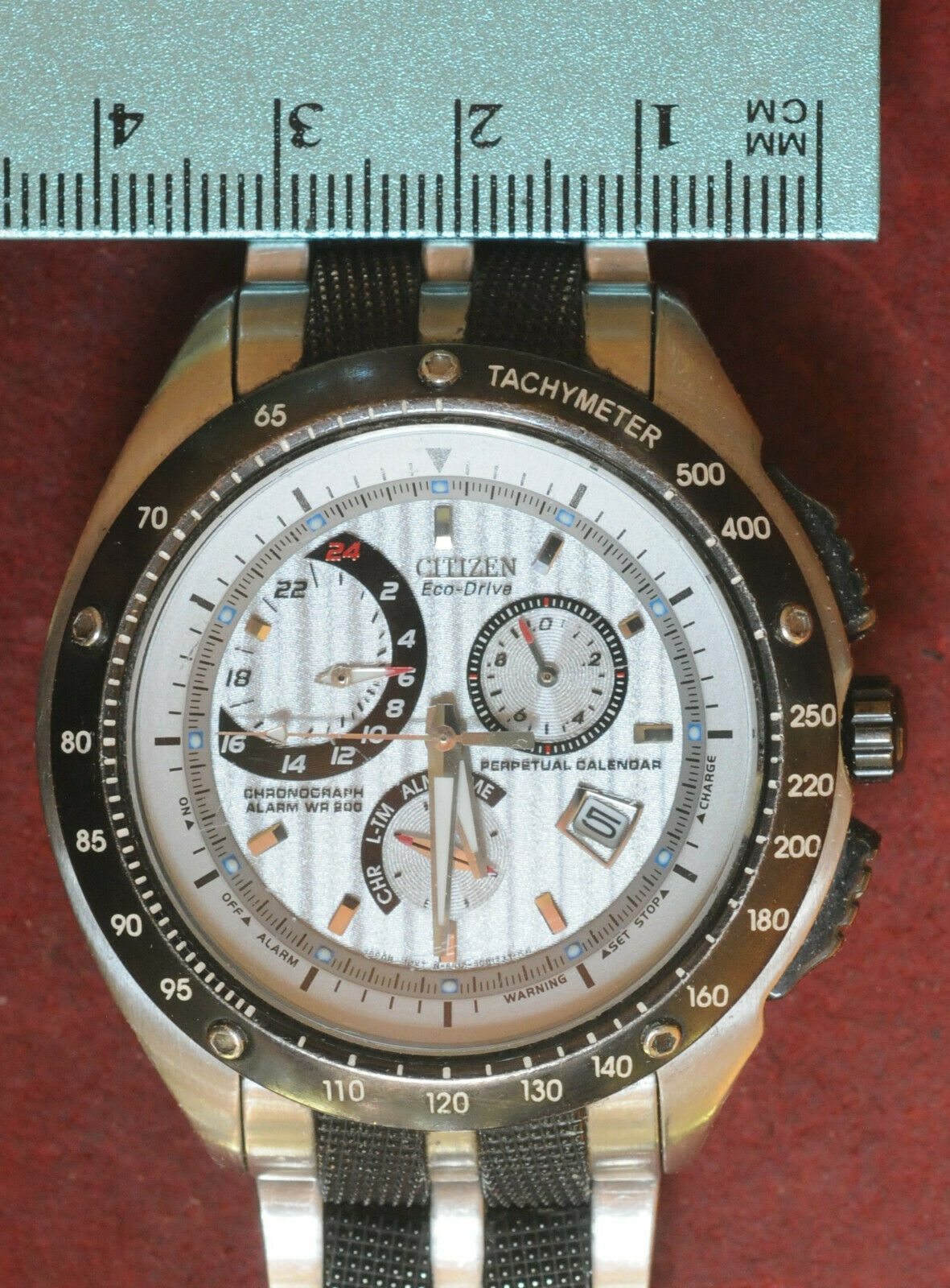 Citizen Citizen Men's Eco-Drive Chronograph Tachometer E812
