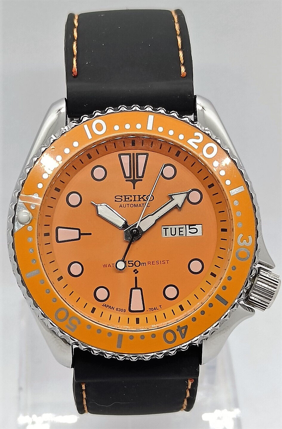 Seiko hot sale diver orange