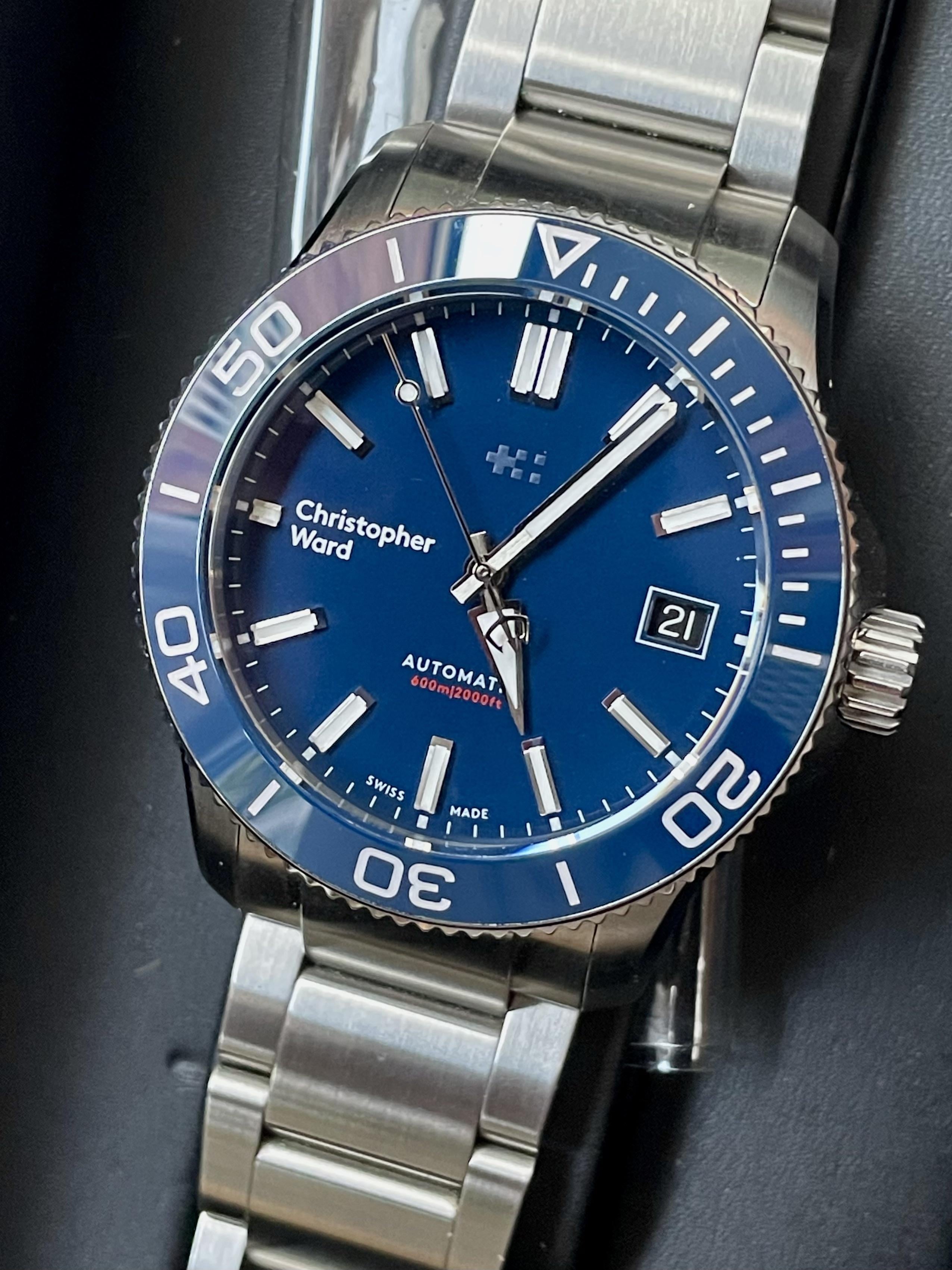 Christopher ward c60 38mm for clearance sale