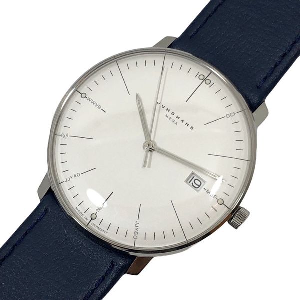 Junghans JUNGHANS Max Bill Mega 058/482200 men's SS watch [preowned