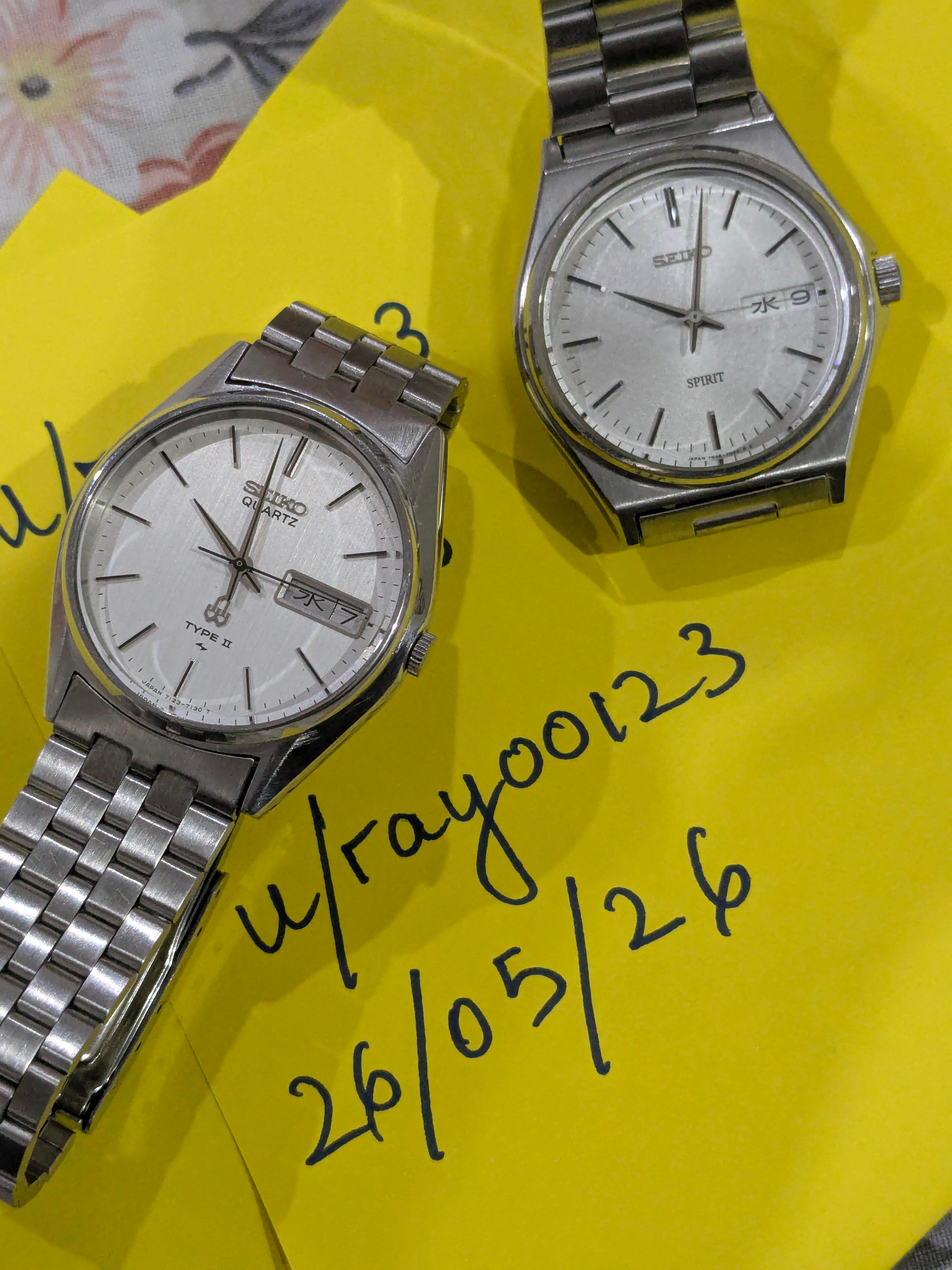 SEIKO TYPEⅡ クォーツ 7546-8330 G1 稼働品 【公式通販】